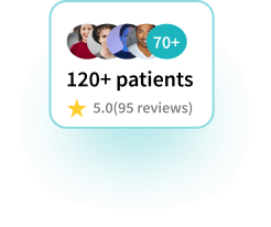 Patient review testimonial image